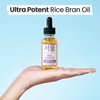SeoulCeuticals Rice Bran Oil for Skin - Korean Skin Care Facial Glow Oil With Squalane & Vitamin E - Cruelty Free K Beauty Skincare for Glass Skin 1oz