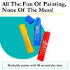 The Pencil Grip Kwik Stix Solid Paint Pens, Tempera Paint Pens, Super Quick Drying TPG-601, 6 Count