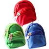 NUOBESTY 3pcs Mini Doll Backpack Mini House Backpack Mini Zipper Backpack School Bags Doll Accessories Miniatures Doll School Bags Toy Photography Props