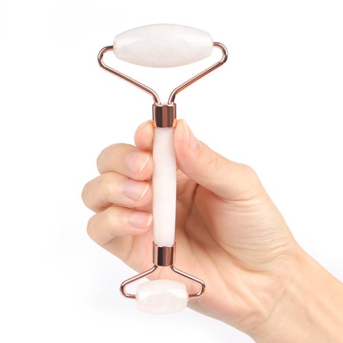 Jade Roller for Face, Face Roller Massager for Puffiness and Redness Reducing Skin Care Routine, Facial Tools Self Care Gift for Woman Men, Christmas Gifts