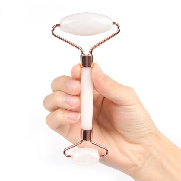 Jade Roller for Face, Face Roller Massager for Puffiness and Redness Reducing Skin Care Routine, Facial Tools Self Care Gift for Woman Men, Christmas Gifts