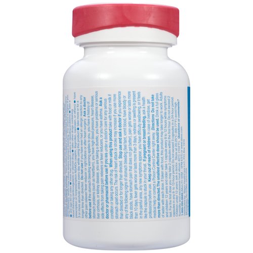 Aleve Liquid Gels with Easy Open Arthritis Cap, Naproxen Sodium Capsules 220 mg (NSAID), Pain Reliever/Fever Reducer, Fast Pain Relief, 80 Count