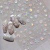 Aurora Ocean Nail Stickers Summer Nail Art Stickers Starfish Conch Shell Nail Decals Seashells Ocean Stickers for Nails Summer Nail Stickers for Nail Art Supplies Sea Beach Nail Sticker Nails Decor