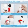 9 Pack DIY Snowman Kit Toys for Kids,Christmas Crafts Gift Toys for Girls,Boys,Build a Snowman Kit Indoor Decorations,Creative Kids Air Dry Modeling Clay,Christmas Gift Stocking Stuffers for Toddler