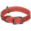 OmniPet Signature Leather Crystal and Leather Dog Collar, 12", Salmon