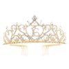 Ella Celebration 16 Tiara Rose Gold 16th Birthday Sweet 16 Party Crown (Gold Tiara)