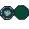 Fantasydice-Cthulhu Tome-Green - Dice Tray - 8" Octagon with Lid and Dice Staging Area- Holds 5 Sets(7 Dice Set/Standard) for All Tabletop RPGs Like D&D, Call of Cthulhu, Shadowrun.