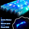 12 PCS Blue Glow Sticks Party Favors for Kids, Christmas Light Up Pop Tubes Party Favors for Toddlers, Party Goodie Bag Stocking Stuffer Fillers, Birthday Party Treats Prizes Toy Gifts for Boys Girl