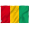 ANLEY Fly Breeze 3x5 Feet Guinea flag - Vivid Color and Fade Proof - Canvas Header and Double Stitched - Guinean Flags Polyester with Brass Grommets 3 X 5 Ft