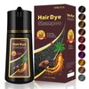 Fedulili Hair Dye Shampoo 3 In 1, Blonde Brown Hair Color Treated Shampoo Para Canas, for Women & Men, Lasts 30 Days, Easy To Use, Christmas Gift, 500ml