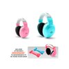 Walker's Infant Passive Muffs, 23dB Noise Reduction Rating Loud Sounds Shooting Hearing Protection Passive Muffs for Infants/Toddlers, Attachable Growband Included, Pink