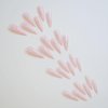 BABALAL Long Stiletto Press on Nails Nude Pink Fake Nails Glossy Glue on Nails 24Pcs False Nails Almond Manicure Acrylic Nails for Women and Girls