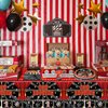 Movie Night Party Supplies for 20 Guests, Disposable Tableware Set Include Now Showing Plates, Movie Night Plates, Napkins, Tablecloth for Movie Night Party Decorations Red Carpet Birthday Party Decor