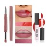 Caunmy Peel Off Lip Liner Stain Set, Long Lasting Liquid Lipstick, Matte Lip Gloss Non-Stick Transfer-proof Waterproof Lip Pen (SET 3)