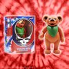Super7 Grateful Dead Dancing Bear - 3.75" Grateful Dead Action Figure with Peg Stand Accessory Classic Music Collectibles and Retro Toys