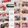 2pcs Reusable Silicone Nail Art Brushes Acrylic Nail Brush Silicone Nail Brushes For Nail Art Lipstick Concealer Blush Brush Makeup Brushes Nail Glitter Powder Gradual Nail Design Brushes Nail Tools