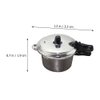 Totority 2pcs Pressure Cooker Model Doll Accessories Toys Decor Mini Toys for Miniature Kitchen Accessories Pretend Cooking Utensils Mini Pressure Cooker Mini House Toys