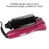Electric Professional Anti-Scald Curling Brush with Instant Heat Up for All Hair Types (US Plug, 110-240V)
