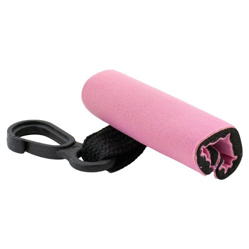 MOTOFRAME Twenty Five Clip-On Neoprene Pink Sleeve Lip Balm Holsters Lipstick Holder Key Chain