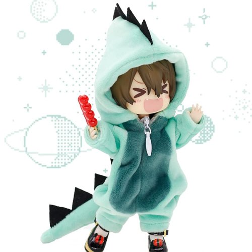 XiDonDon Cute Dinosaur Animal Monster Doll Clothes for OB11,Molly, Gsc,1/12 BJD Doll Accessories Toys Dolls Clothes (LB)