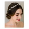 SWEETV Rhinestones Bridal Headband Silver Crystal Wedding Headpieces for Brides Hair Pieces for Bridesmaid Flower Girl Hair Accessories