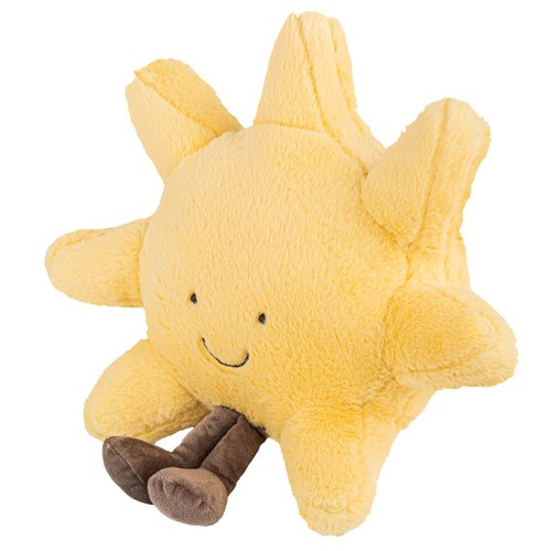 Cute Sun Plush Toy, 18" Sunshine Stuffed Animal, Smiling Fun Filled Sun Pillow, Sunshine Animal Pillow Soft Plush Toy for Children's Birthday Gift