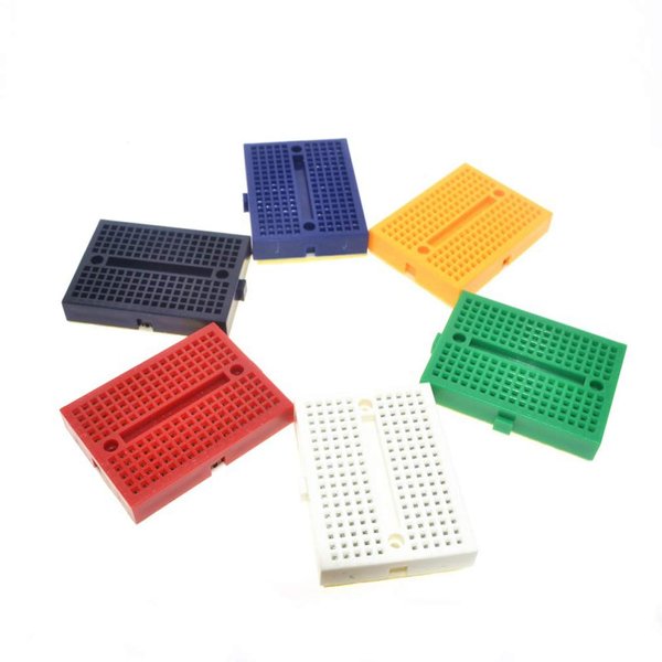 HiLetgo 6pcs SYB-170 Mini Breadboard Colorful Breadboard Small Plates