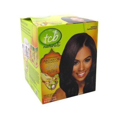 TCB Naturals Olive Oil No Lye Relaxer Kit - Regular by Tcb