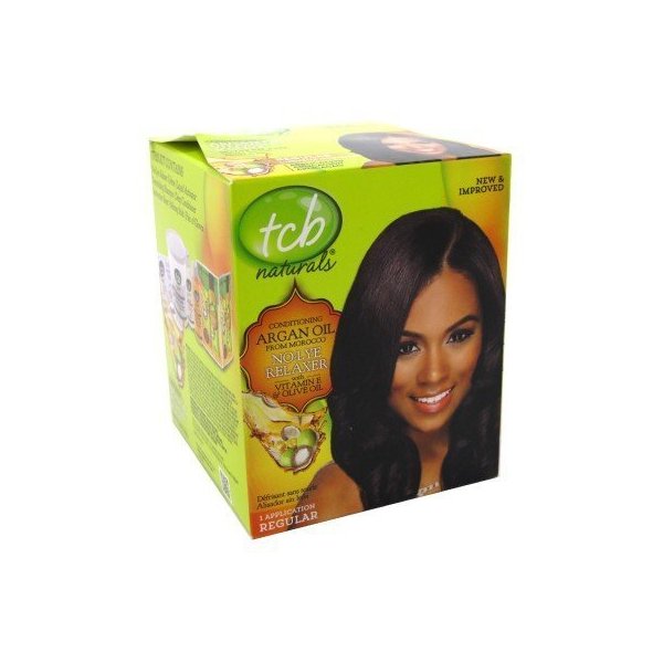 TCB Naturals Olive Oil No Lye Relaxer Kit - Regular by Tcb