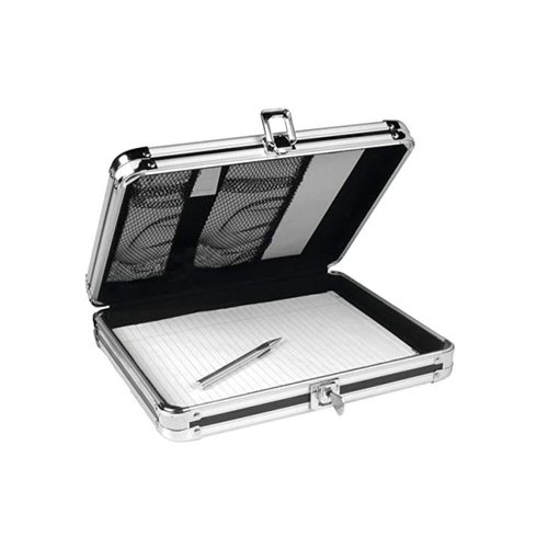 Vaultz Locking Storage Clipboard for Letter Size Sheets, Key Lock, Black (VZ00151)