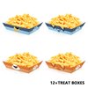 12pcs Blue Dog Party French fries Box, Blue Dog Party Decorative Supplies,Blue Dog Birthday Party Supplies
