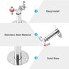 Eyourlife 2 PCS Stainless Steel Ceiling Pipe Bracket, Wall Mount Ceiling Pipe Support, Adjustable Pipe Support Clamp Pipe Straps with Screws, Fit for Dia 32mm 1 inch Pipe