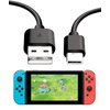 Switch 10FT Extra Long USB C Battery Power Charging Cable Cord Wire for Home & Car Compatible with Nintendo Switch & Lite (Black or White, Cable Only, AC Adapter or Car Charger NOT Included)