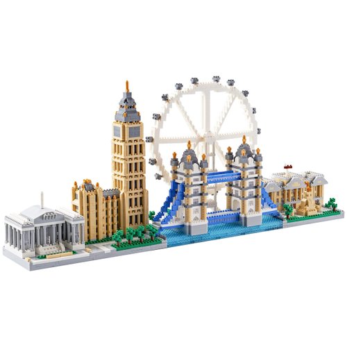 DAFDAG London Skyline Architecture Miniature Building Block Set, Architecture Series Model Toy, Present for Adults and Children (3430 Pieces)