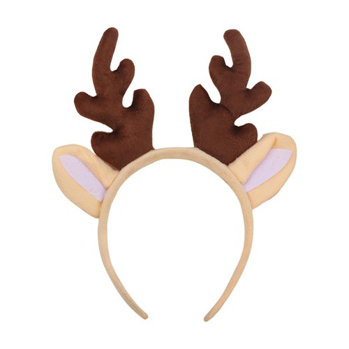 Totelux Reindeer Antlers Headband Deer Ears Hair Band for Women Christmas Hair Accessories Halloween Party Supplies Brown