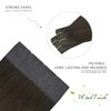 WindTouch Tape in Hair Extensions Brown Hair Extensions Tape in Invisible Tape in Extensions Real Human Hair Chocolate Brown Tape in Hair Extensions Human Hair 14 Inch #4 20pc 30g