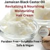 OLAZARAH Jamaican Black Castor Oil Revitalizing & Nourishing Hair Moisturizing Hair Cream, Infused with Shea Butter, Peppermint, and Apple Cider Vinegar, 10 Fl. oz