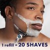 Gillette ProGlide Chill Razor Refills for Men, 4 Blade Refills