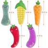 YSSZAM Corn Catnip Toys for Indoor Cats Interactive, Funny Kitten Toy Cat Chew Toy, Gift for Cat Lovers, 5 Different Cute Vegetable Shapes Design Pet Supplies