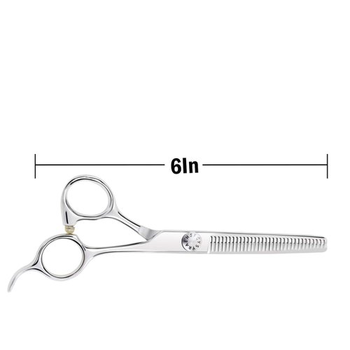 Thinning Shears, Fcysy 6” Professional Sharp Hair Thinning Scissors, 440c Stainless Steel Barber Texturizing Shears, Salon Haircut Blending Shears for Cutting Hair for Man Woman Kids