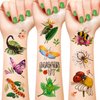 24 Sheets Insect Temporary Tattoos Bug Themed Party Favors, Birthday Decorations, and Classroom Rewards for Kids