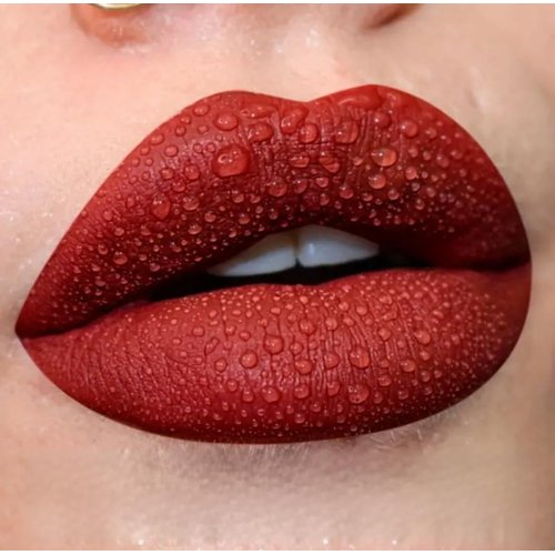 Lip glaze non stick cup Lip Glaze Long Lasting Waterproof Liquid Lipstick Dewy Lip Oil Lip Tint red #8