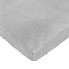 American Baby Company Heavenly Soft Chenille Fitted Pack N Play Playard Sheet 27" x 39", Warm and Cozy Chenille Pack and Play Sheet, Gray, for Boys and Girls, Fits Most Mini Crib Mattresses