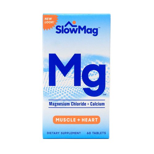 Slow Mag Magnesium Chloride and Calcium, 60 Tablets each (Value Pack of 3)