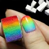 32 Pieces Gradient Nails Soft Sponges Nail Art Soft Sponge DIY Manicure Tool for Color Fade Manicure Nail Art Tools, White