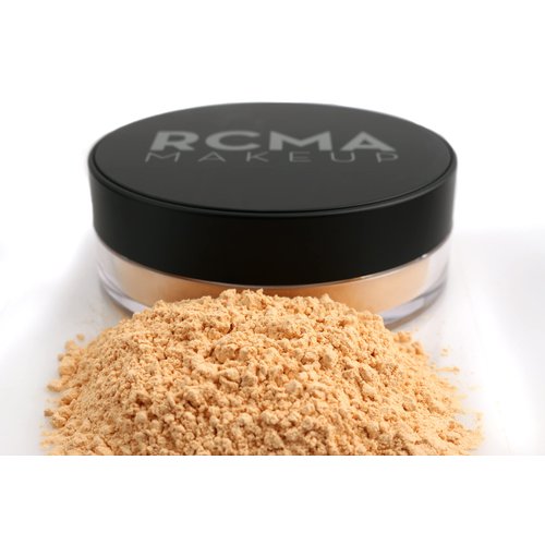 RCMA Makeup Premiere Loose Powder | Setting Face Powder | Talc Free | Vegan | Flawless Finish | Professional Makeup | Blurring Smoothing Effect | Amber