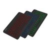Arteck HB030B Universal Slim Portable Wireless Bluetooth 3.0 7-Colors Backlit Keyboard with Built in Rechargeable Battery, Black