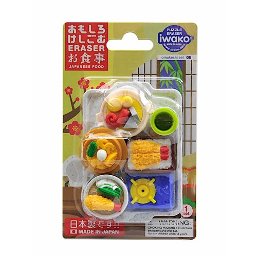 Iwako Japanese Foods Eraser Set (38336)