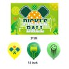Pickleball Birthday Party Decorations Pickleball Party Supplies Includes Pickball Birthday Banner Backdrop Hanging Swirls Cake Cupcake Toppers Balloons for Pickball Party Favor Decorations