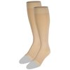 NuVein Medical Compression Stockings, 15-20 mmHg Support for Women & Men, Knee Length, Open Toe, Beige, Medium